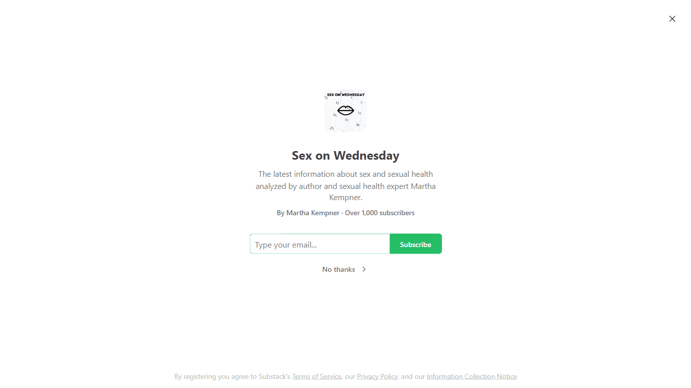 Sex on Wednesday