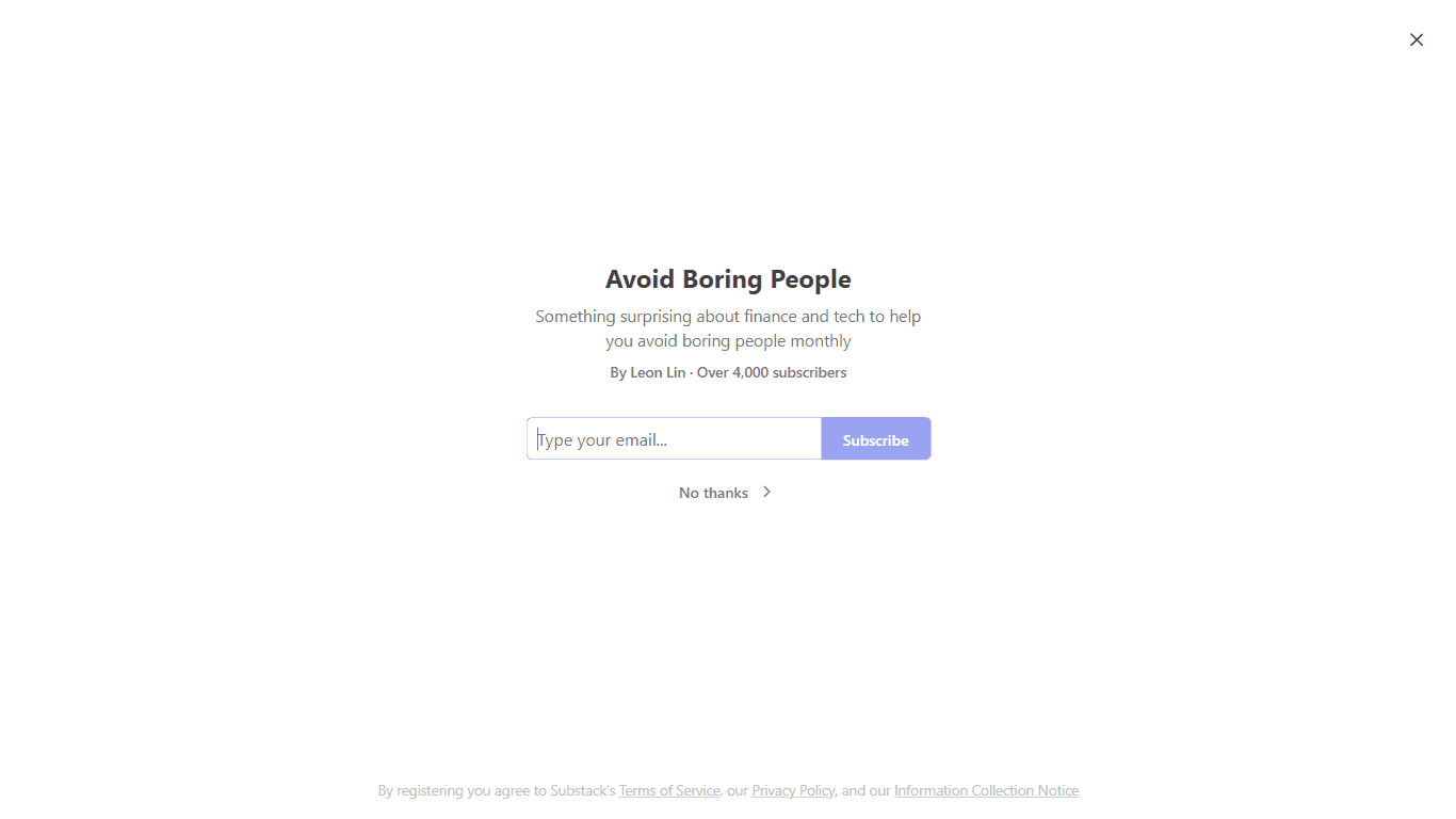 Avoid Boring People