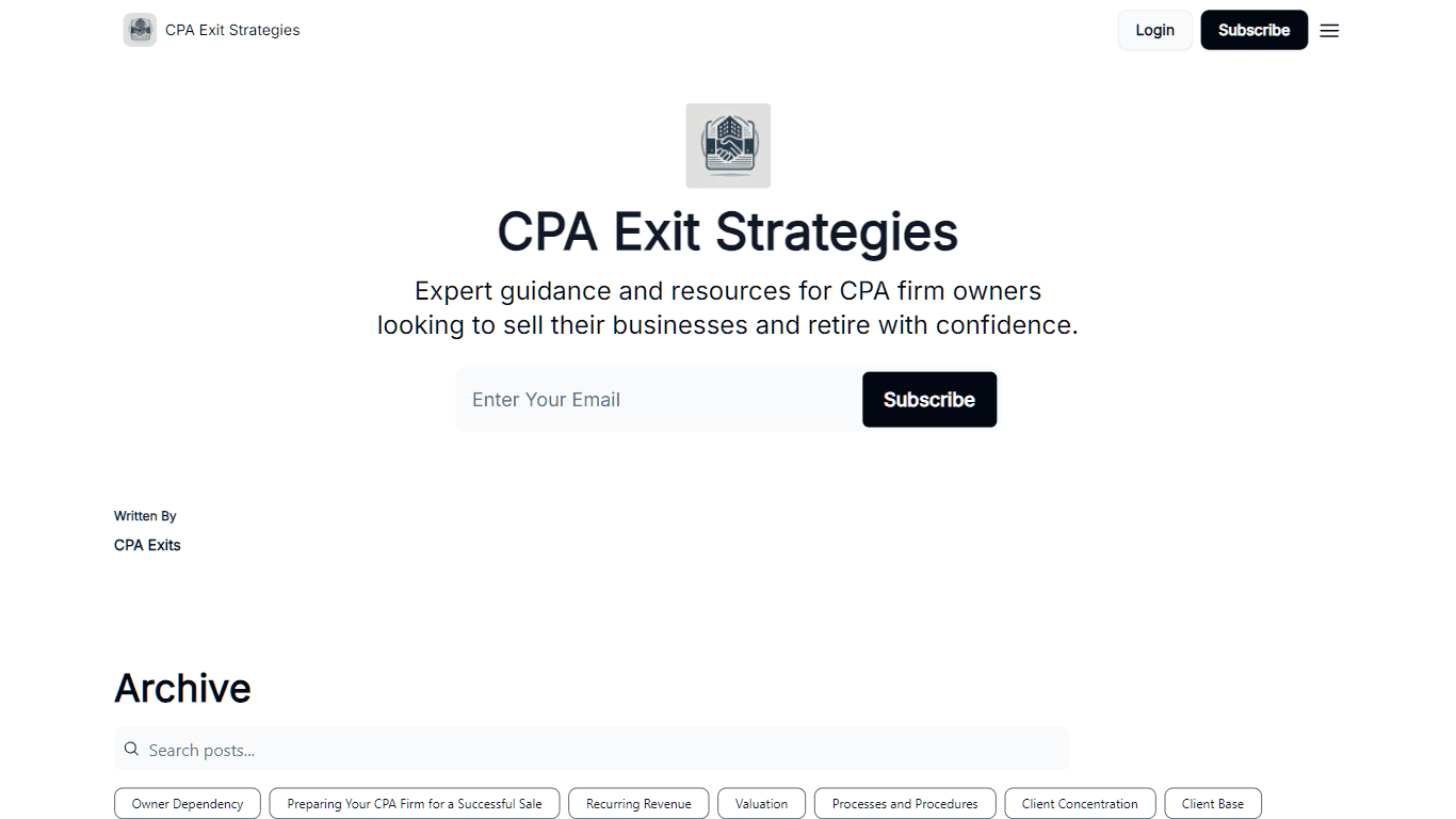 CPA Exits