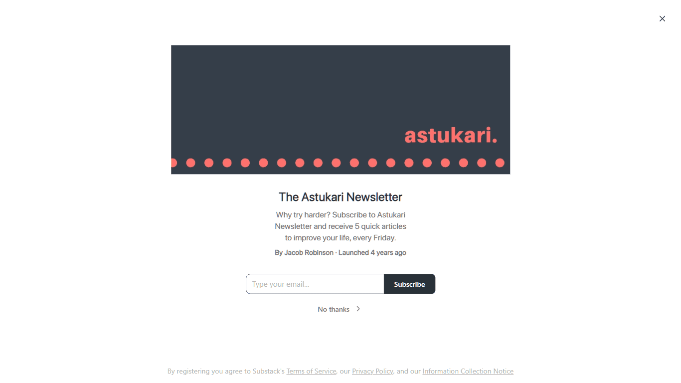 The Astukari Newsletter