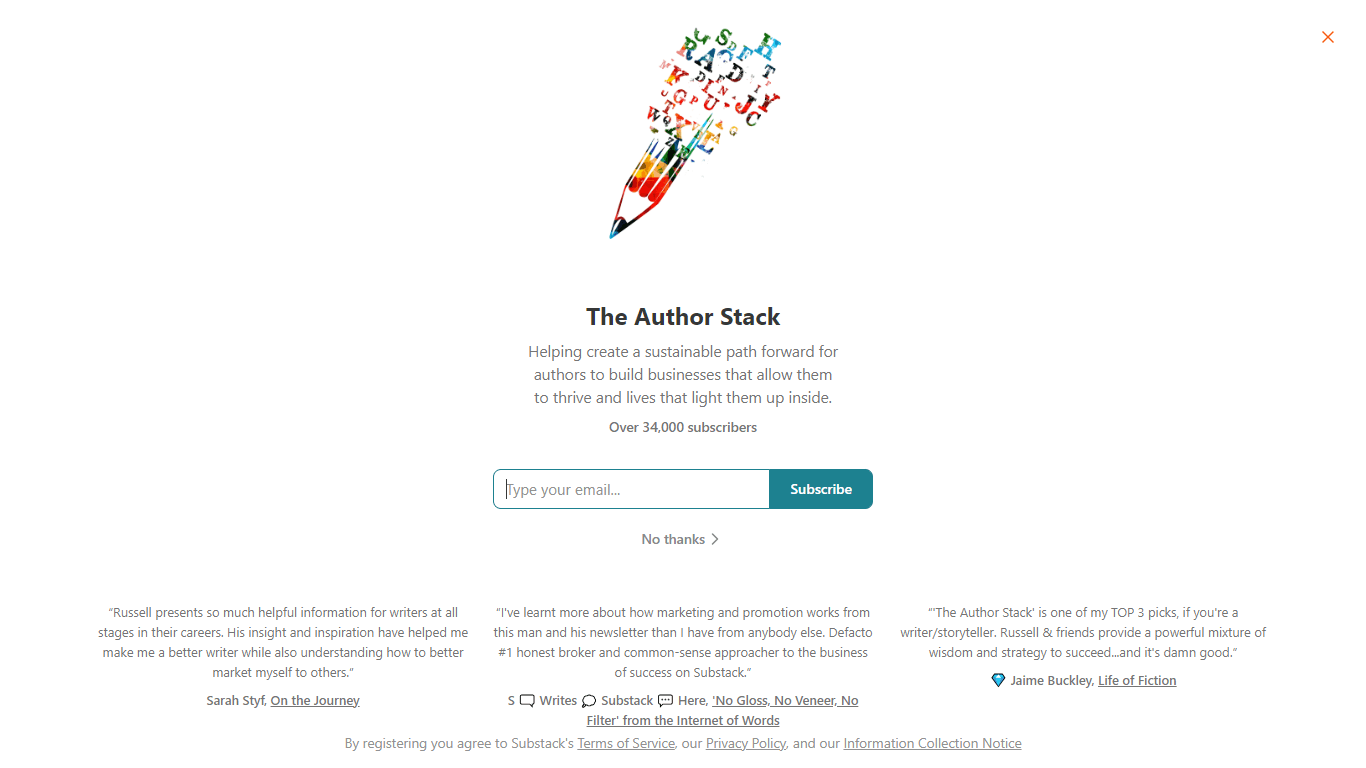 The Author Stack