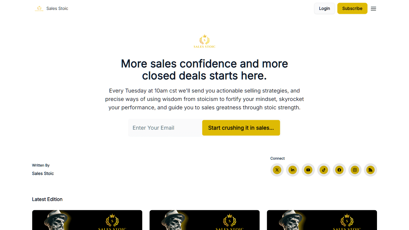 Sales Stoic