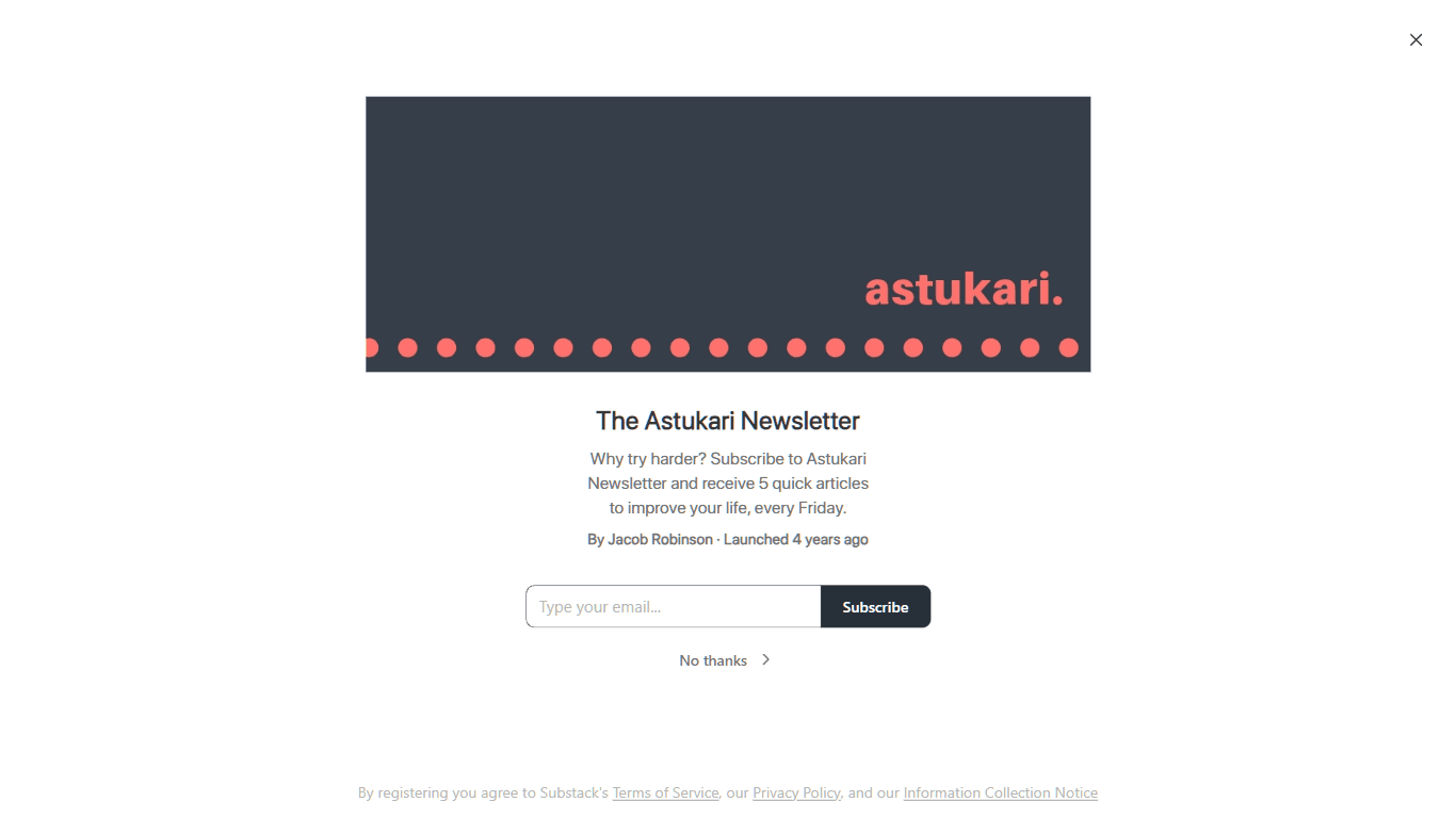 The Astukari Newsletter