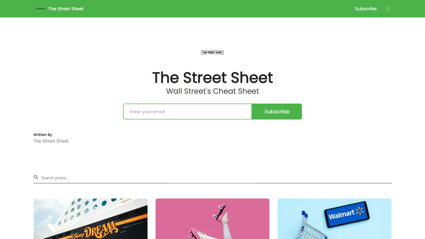 The Street Sheet