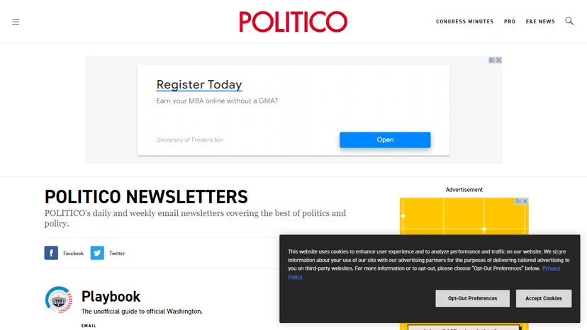 POLITICO Newsletters