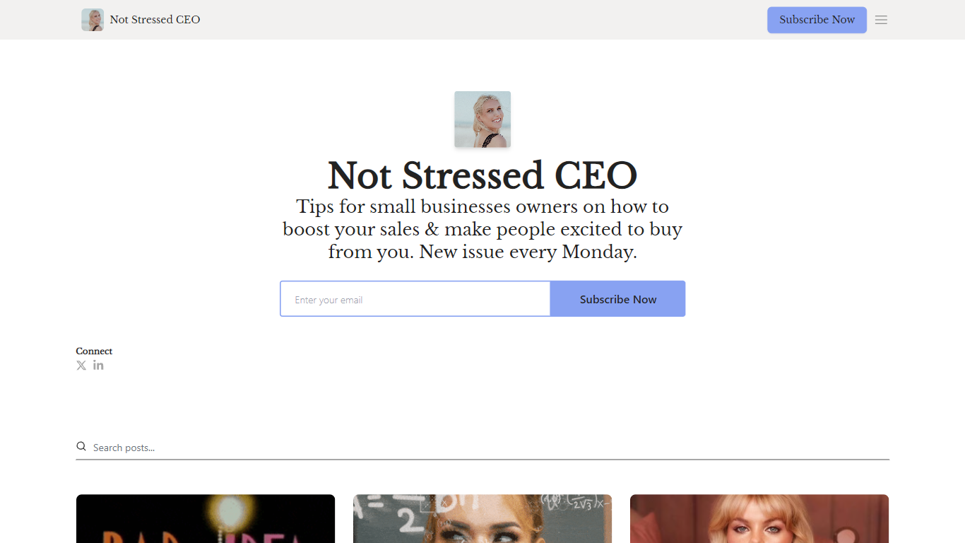 Not Stressed CEO