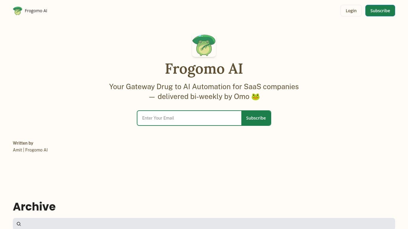 Frogomo AI