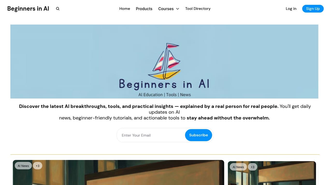 Beginners in AI